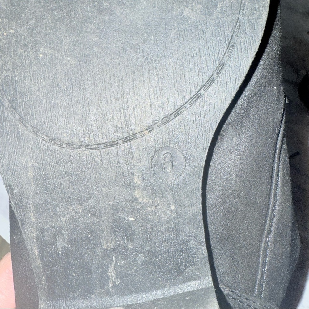 Black Lace-Up Ankle Boots with Side Zipper - Picture 4 of 4